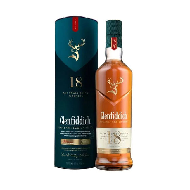 Glenfiddich 18 Años Single Malt 750cc Whisky