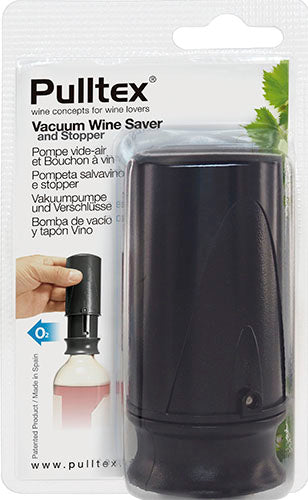 Pulltex Bomba De Vacio Para Vino Negra