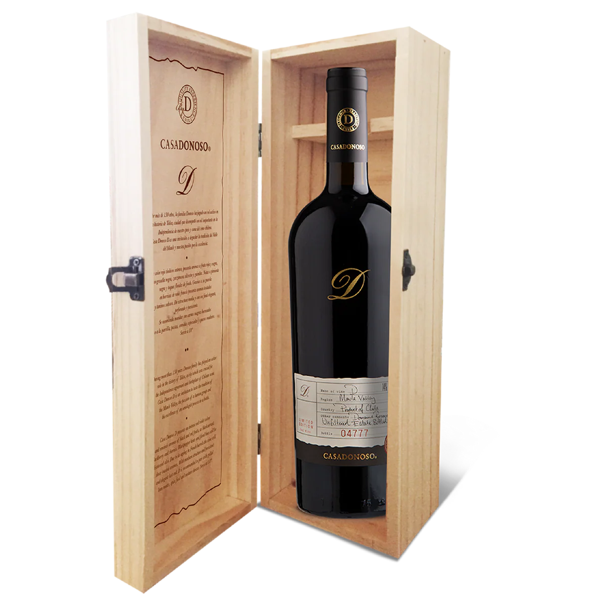 Casa Donoso D Ensamblaje Tinto En Caja De Madera