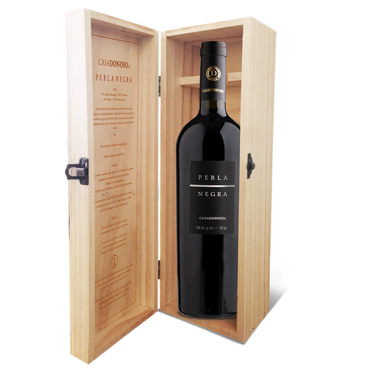 Casa Donoso Perla Negra One Ensamblaje Tinto En Caja De Madera