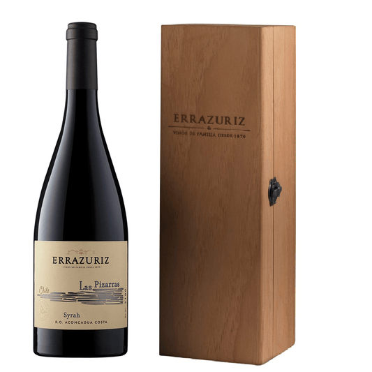 Errazuriz Las Pizarras Syrah Aconcagua Costa 2020 En Caja De Madera